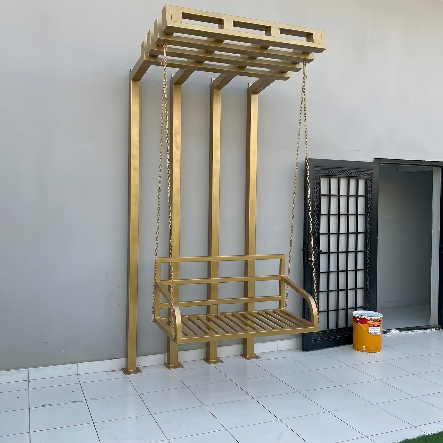 Premium CNC Laser Cut Metal Garden Swing