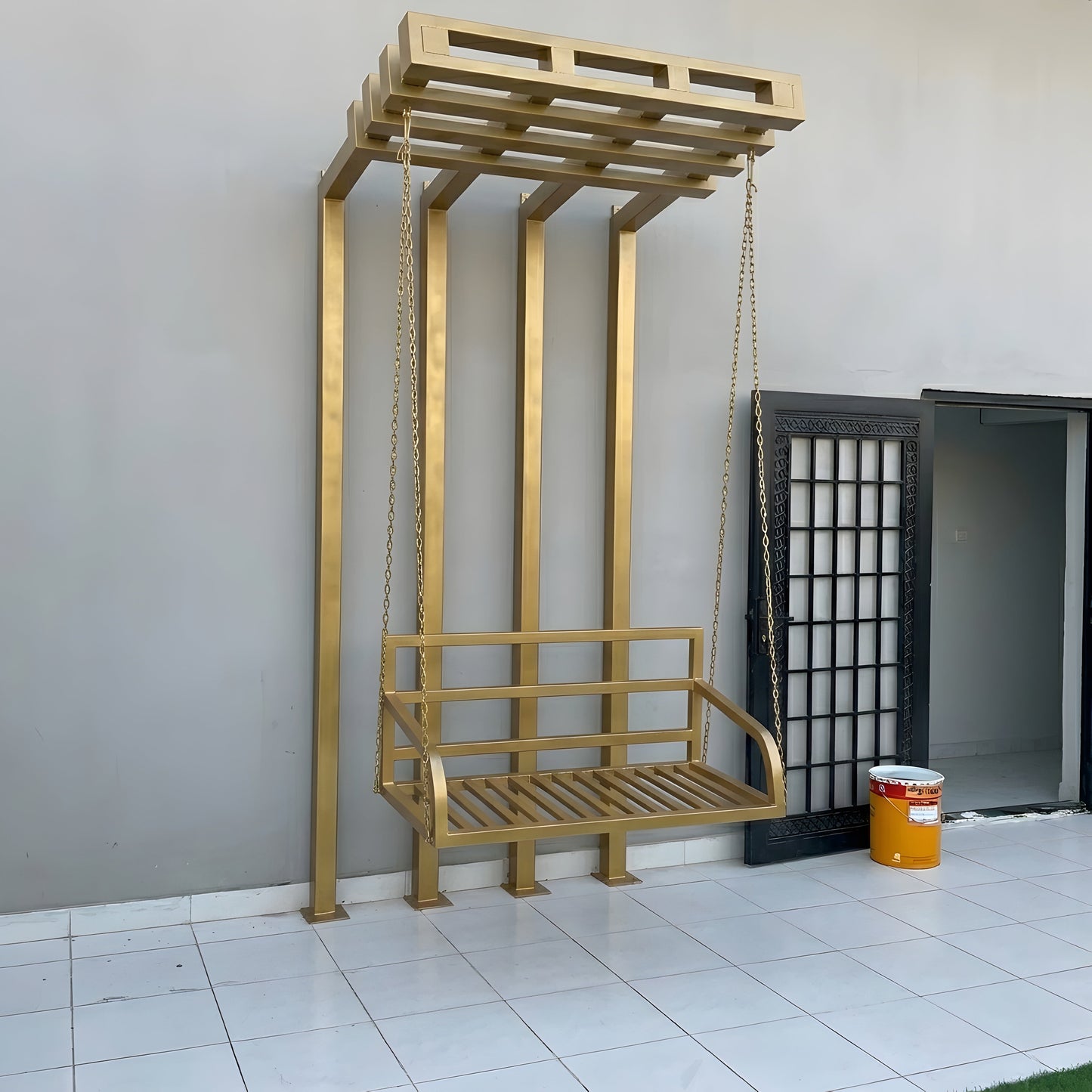 Premium CNC Laser Cut Metal Garden Swing