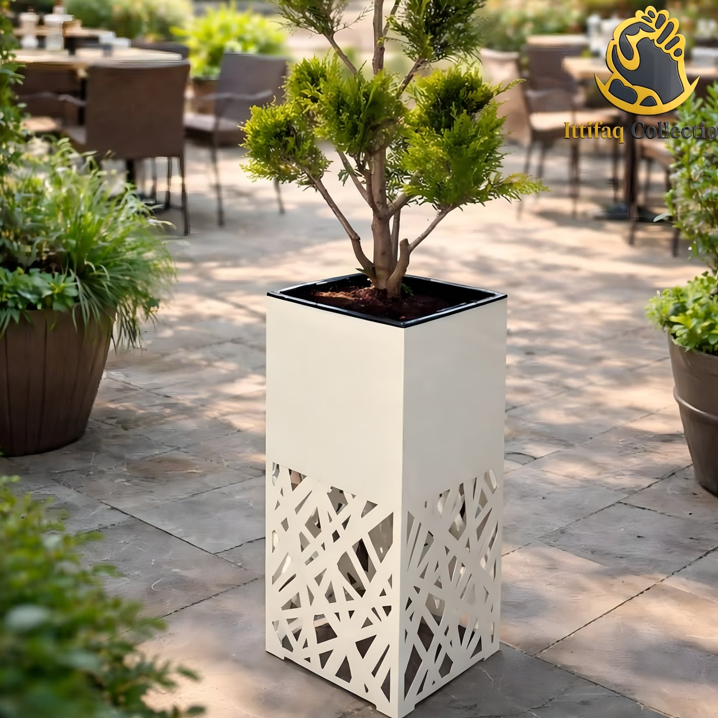 Premium CNC Laser Cut Metal Planter